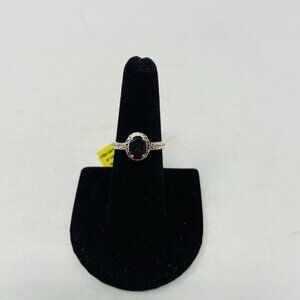 Shop LC Red Quartz Size 7 Sterling Silver Solitaire Ring 1.05 cts. 5170